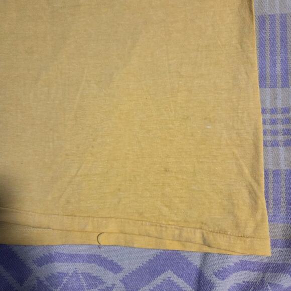 Vtg Hawaiian Tropic T Shirt Acapulco Beach Sail USA 70s 80s Ringer Islands Large - Picture 10 of 11